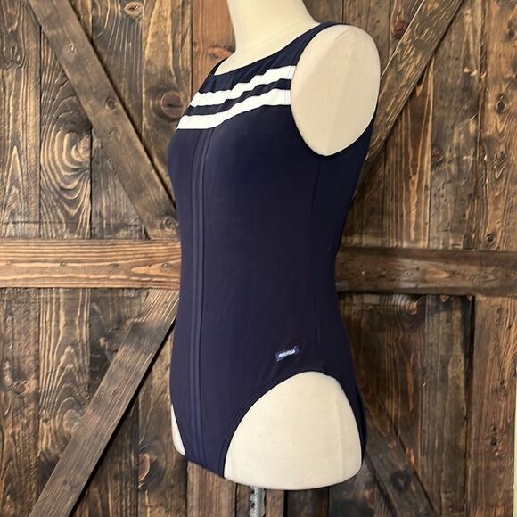 Nautica navy blue with white front lines Sz-14 - Picture 2 of 10